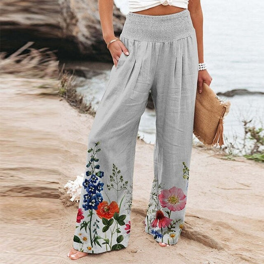 LEONA - Pantalon d'Été Élégant Grande Taille Découvrez notre pantalon LEONA, une création mode grande taille qui capture la légèreté de l'été avec l'élégance française. Ce pantalon d'été grande taille offre une silhouette fluide et raffinée, créé pour les