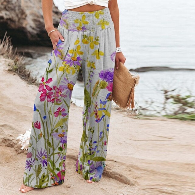 LEONA - Pantalon d'Été Élégant Grande Taille Découvrez notre pantalon LEONA, une création mode grande taille qui capture la légèreté de l'été avec l'élégance française. Ce pantalon d'été grande taille offre une silhouette fluide et raffinée, créé pour les
