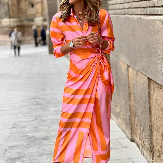 Elise - Robe Colorée Grande Taille Femme Élégante Découvrez notre robe Elise, une création mode grande taille qui allie couleurs vibrantes et élégance française. Cette robe élégante grande taille offre un style contemporain haut en couleur, parfaite pour