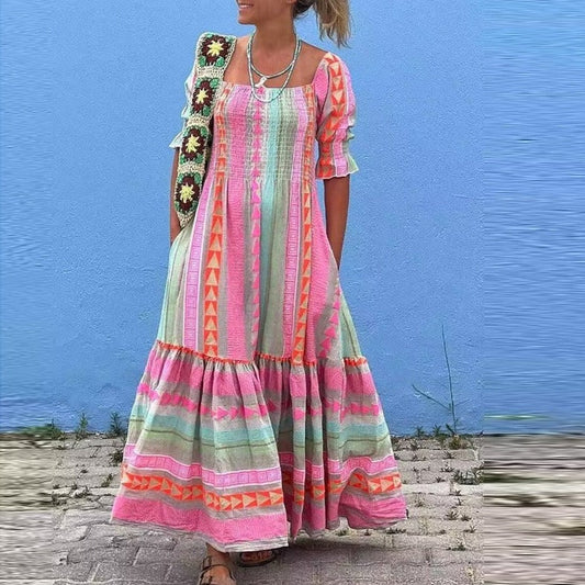 Alina - Robe d'Été Grande Taille Femme Découvrez notre robe Alina, une création mode grande taille qui allie fraîcheur estivale et élégance française. Cette robe élégante grande taille offre un style contemporain parfait pour l'été, idéale pour les femmes