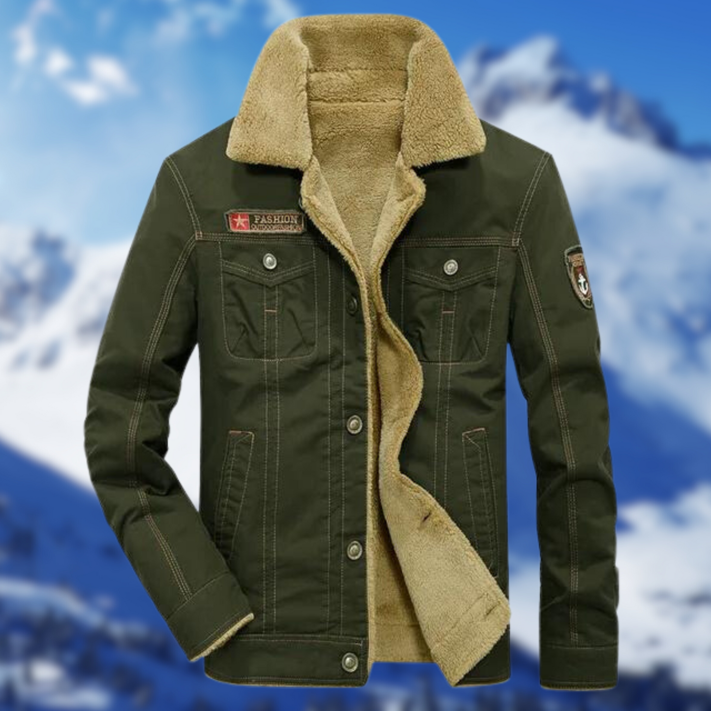 TREK - Veste en Jean d'Hiver Homme Découvrez notre veste TREK pour homme, une création qui marie le style intemporel du denim à la chaleur hivernale. Cette veste en jean d'hiver offre une silhouette robuste et raffinée, créée pour les hommes qui recherche