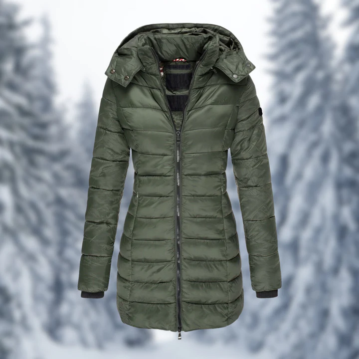 CAROLINE - Veste d'Hiver Grande Taille Découvrez notre veste CAROLINE, une création mode grande taille qui allie chaleur hivernale et élégance française. Cette veste d'hiver grande taille offre un design confortable et tendance, idéale pour les femmes qui