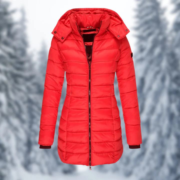 CAROLINE - Veste d'Hiver Grande Taille Découvrez notre veste CAROLINE, une création mode grande taille qui allie chaleur hivernale et élégance française. Cette veste d'hiver grande taille offre un design confortable et tendance, idéale pour les femmes qui
