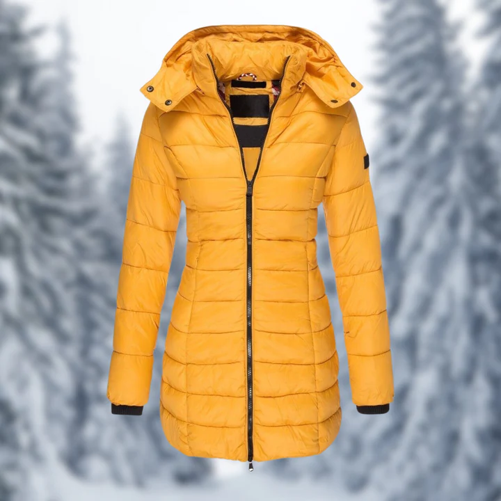 CAROLINE - Veste d'Hiver Grande Taille Découvrez notre veste CAROLINE, une création mode grande taille qui allie chaleur hivernale et élégance française. Cette veste d'hiver grande taille offre un design confortable et tendance, idéale pour les femmes qui
