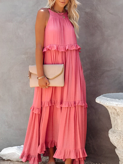 Lusi - Robe d'Été Bohème Grande Taille Femme Découvrez notre robe Lusi, une création mode grande taille qui allie esprit bohème et élégance française. Cette robe élégante grande taille offre un style estival libre et raffiné, parfaite pour les femmes qui