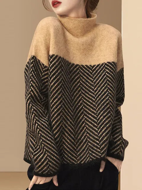 MYRA - Pull en Maille Élégant Grande Taille Découvrez notre pull MYRA, une création mode grande taille qui incarne le confort raffiné et l'élégance française. Ce pull en maille grande taille offre une silhouette sophistiquée et moderne, créé pour les femm