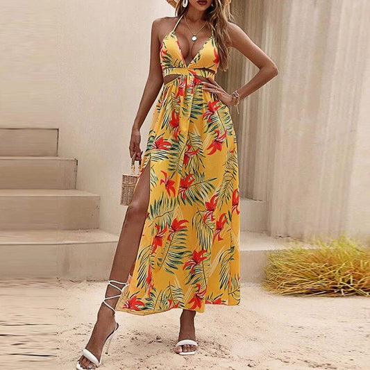 Wanny - Robe Longue Florale Grande Taille Femme Élégante Découvrez notre robe Wanny, une création mode grande taille qui allie motifs floraux et élégance française. Cette robe élégante grande taille avec ses imprimés floraux raffinés offre une silhouette