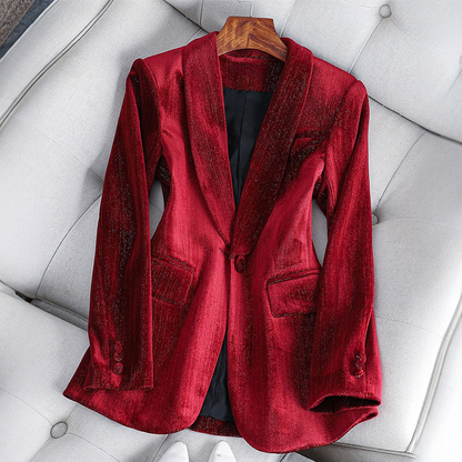 L'AURABLEND - Blazer en Satin Grande Taille par Lilian Thouram Découvrez notre blazer en satin L'AURABLEND, une création exclusive mode grande taille signée Lilian Thouram qui sublime l'élégance française. Ce blazer designer grande taille en satin luxueux