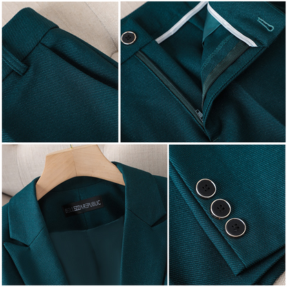 AGATHA - Ensemble Blazer Élégant Grande Taille Découvrez notre ensemble AGATHA, une pièce phare de notre collection mode grande taille qui incarne l'essence même de l'élégance française. Ce blazer grande taille de notre collection signature Agatha® offre