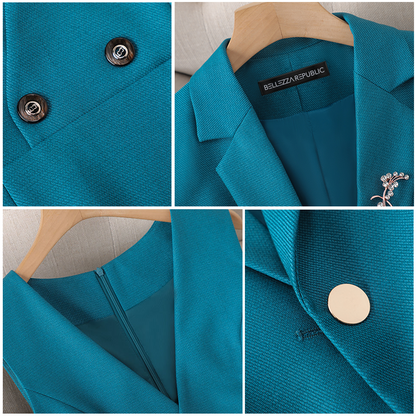 AURORAVERVE - Ensemble Business Grande Taille par Lilian Thouram Découvrez notre ensemble AURORAVERVE, une création exclusive mode grande taille signée Lilian Thouram qui réinvente le style business avec l'élégance française. Cet ensemble designer grande