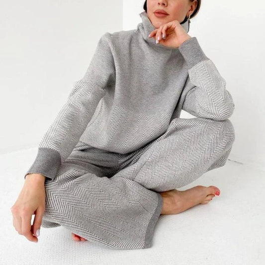 LIVA - Ensemble d'Intérieur Élégant Grande Taille Découvrez notre ensemble d'intérieur LIVA, une création mode grande taille qui réinvente l'élégance à domicile avec le raffinement français. Cet ensemble deux pièces grande taille offre une silhouette chic